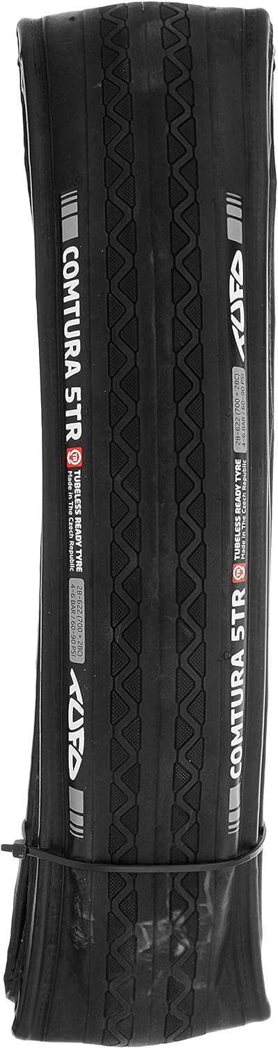 TUFO schwarz, Abdeckung Comtura 5tr tubeless 28mm 28" Unisex Erwachsene Einheitsgrösse