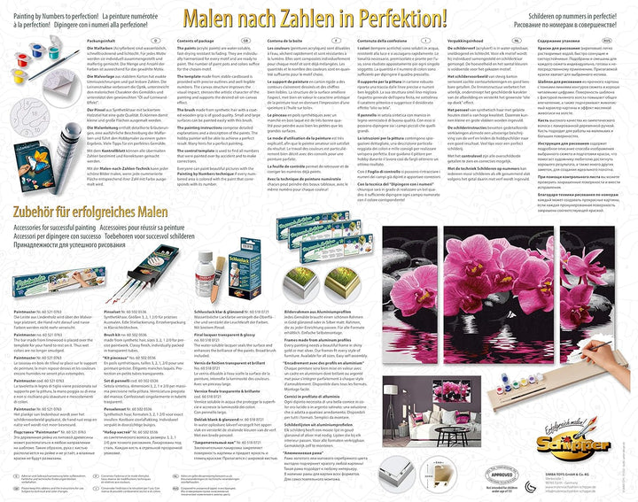 Schipper 609260603 Malen nach Zahlen, Orchideen - Bilder malen für Erwachsene, inklusive Pinsel und