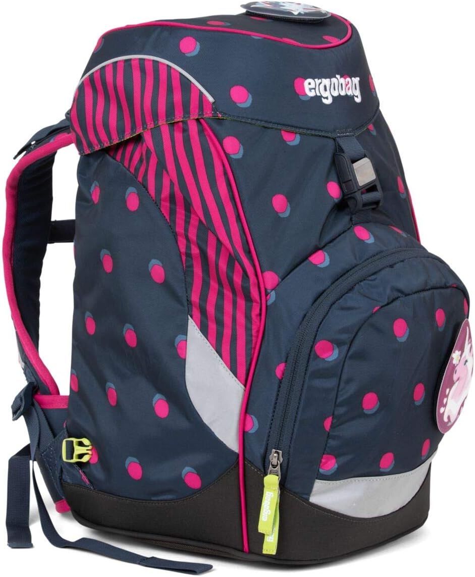 ergobag Unisex Kinder Prime Backpack Single Rucksack (2er Pack) 35x22x25 cm (B x H x T) Mehrfarbig (