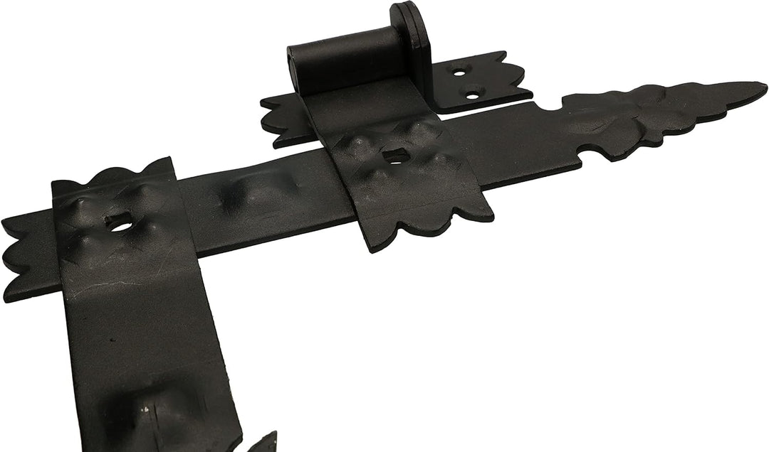 KOTARBAU® Winkelband Geschmiedet 400x300 mm Satz 2x Scharnier + Kloben und Mittelband Komplet Satz f
