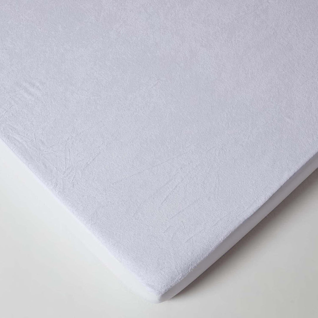 Homescapes 2er-Set wasserdichte Matratzenschoner Baby 60x120 cm, Frottee-Schonbezüge Babybett, hypoa