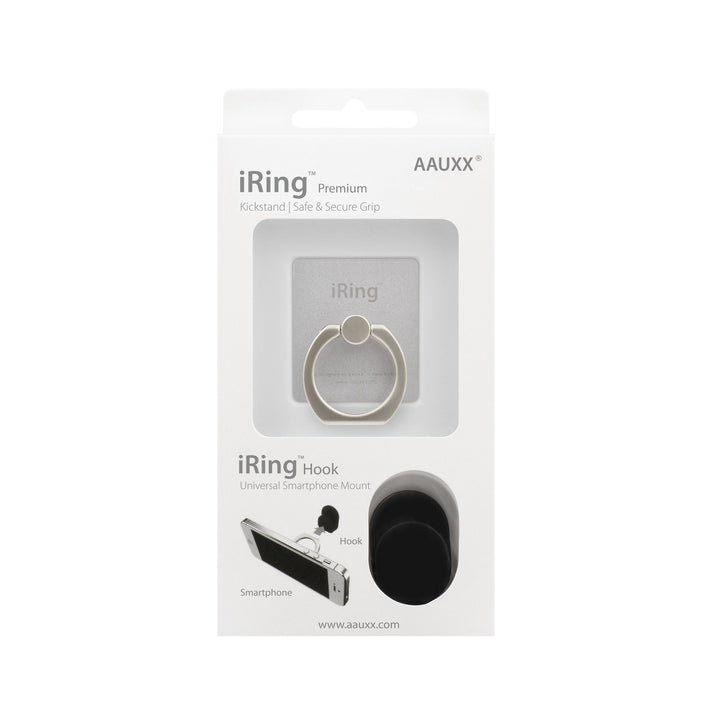 iRing Premium Style Ring, Smartphone-, Handy-Halterung, Haltegriff, Standfuss, Autohalterung, Selfie