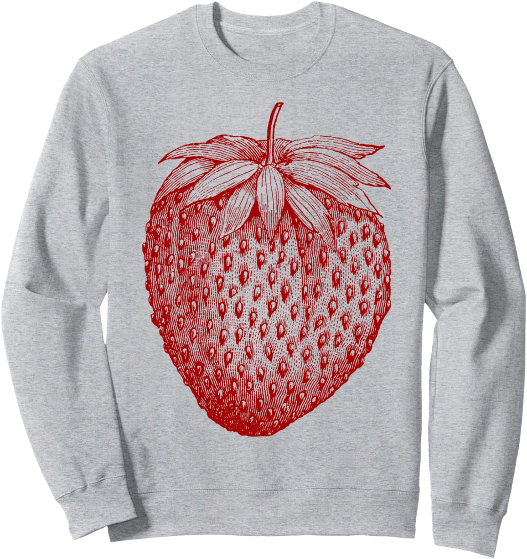 Erdbeer-Frucht Retro-Vintage-Grafiken - Erdbeere Sweatshirt