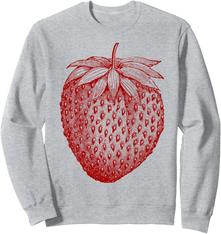 Erdbeer-Frucht Retro-Vintage-Grafiken - Erdbeere Sweatshirt