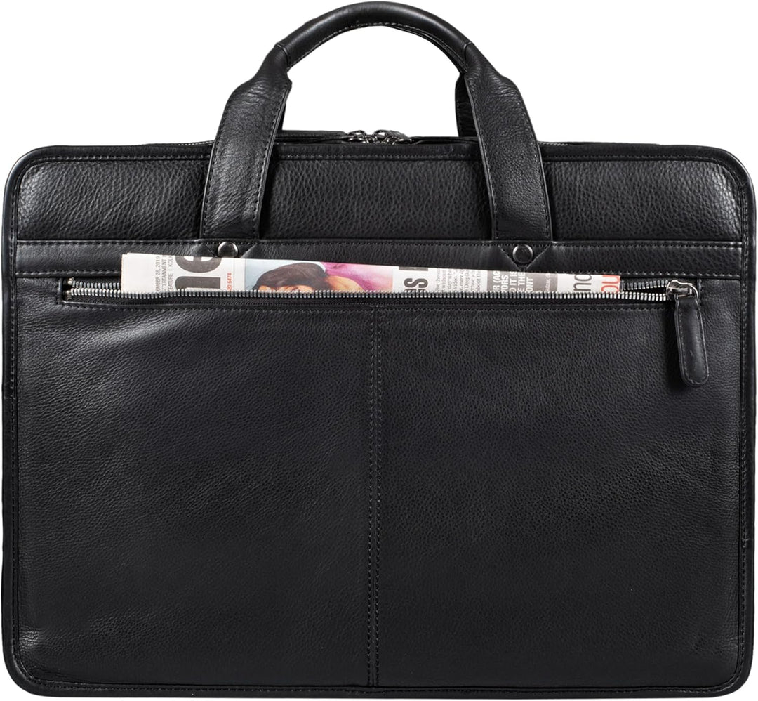 STILORD 'Yves' Aktentasche Herren Leder Arbeitstasche Dokumententasche 15,6 Zoll Laptoptasche Busine