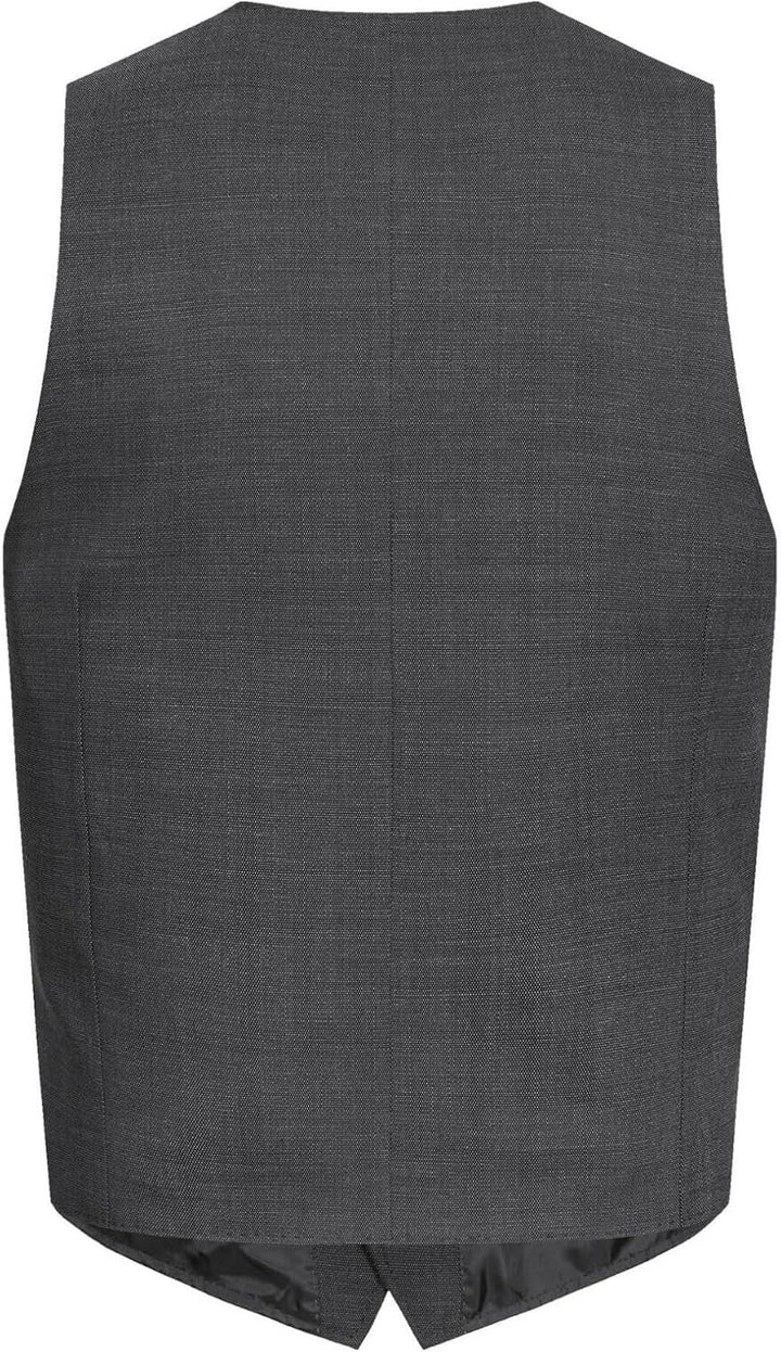 GREIFF Modern WITH 37.5 Herren Weste Regular 44 Schwarz PINPOINT, 44 Schwarz PINPOINT