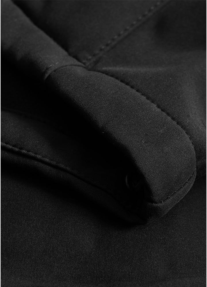 Softshell Jacke Herren, Schwarz, L