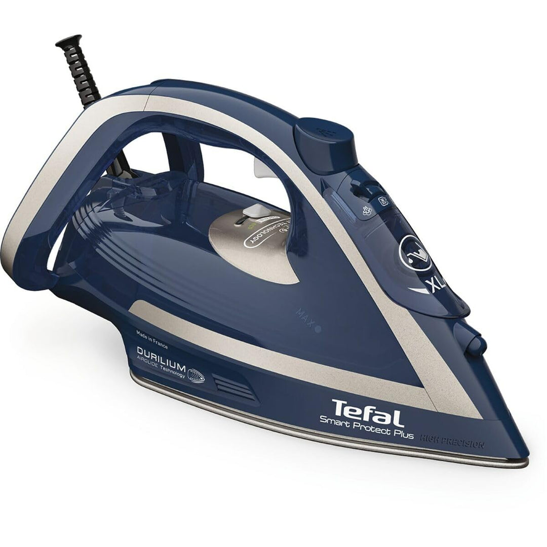 Tefal Smart Protect Plus FV6872 Dry & Steam iron Durilium AirGlide soleplate 2800 W Blue