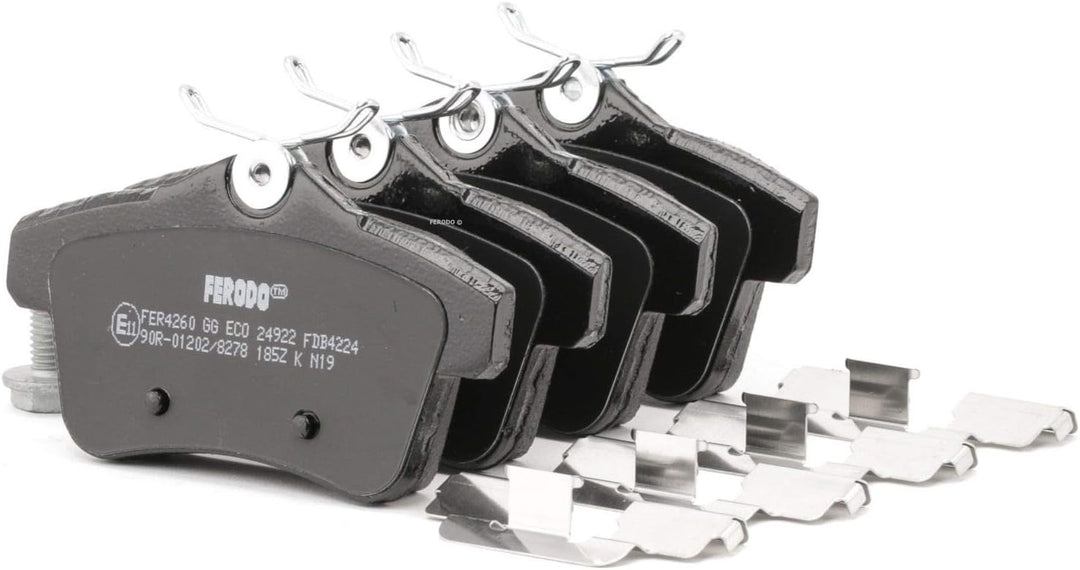 Ferodo FDB4224 Bremsbelagsatz, Scheibenbremse - (4-teilig) - (4 Stück)