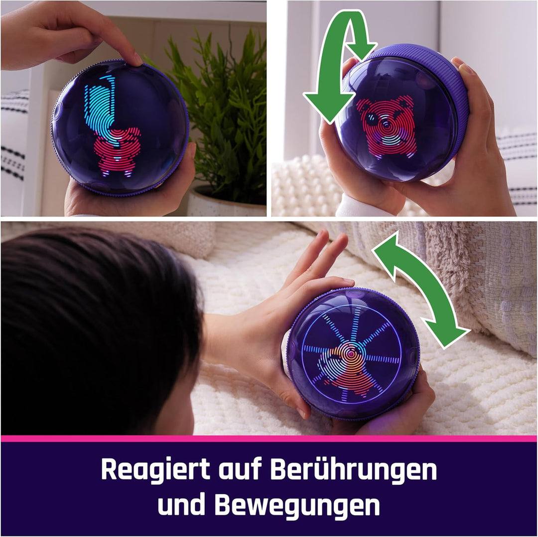 Bitzee Hamsterball - interaktives Spielzeug mit über 20 virtuellen Hamstern zum Rollen und Spielen,