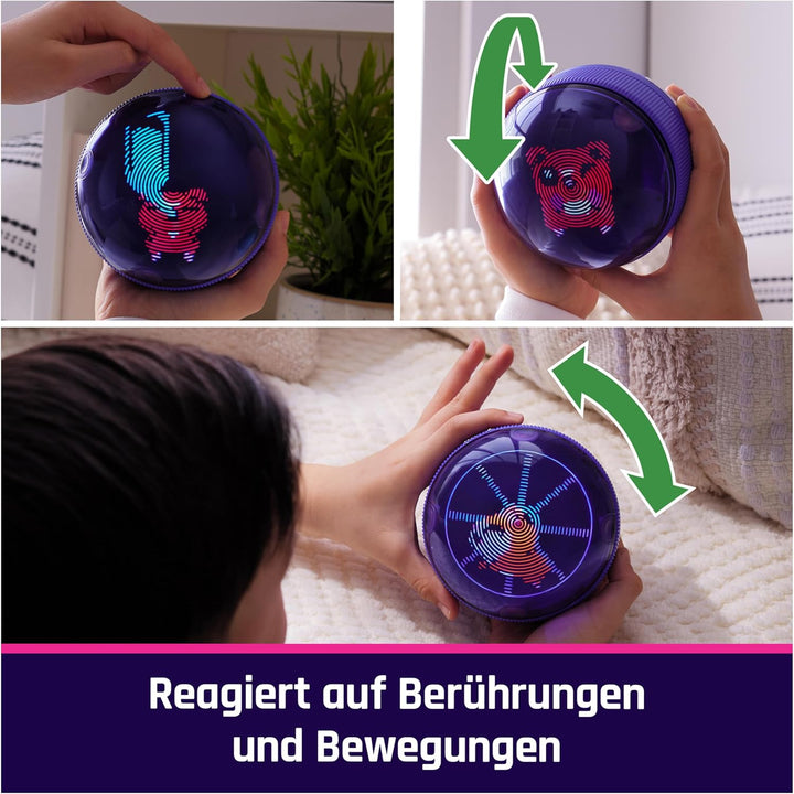 Bitzee Hamsterball - interaktives Spielzeug mit über 20 virtuellen Hamstern zum Rollen und Spielen,