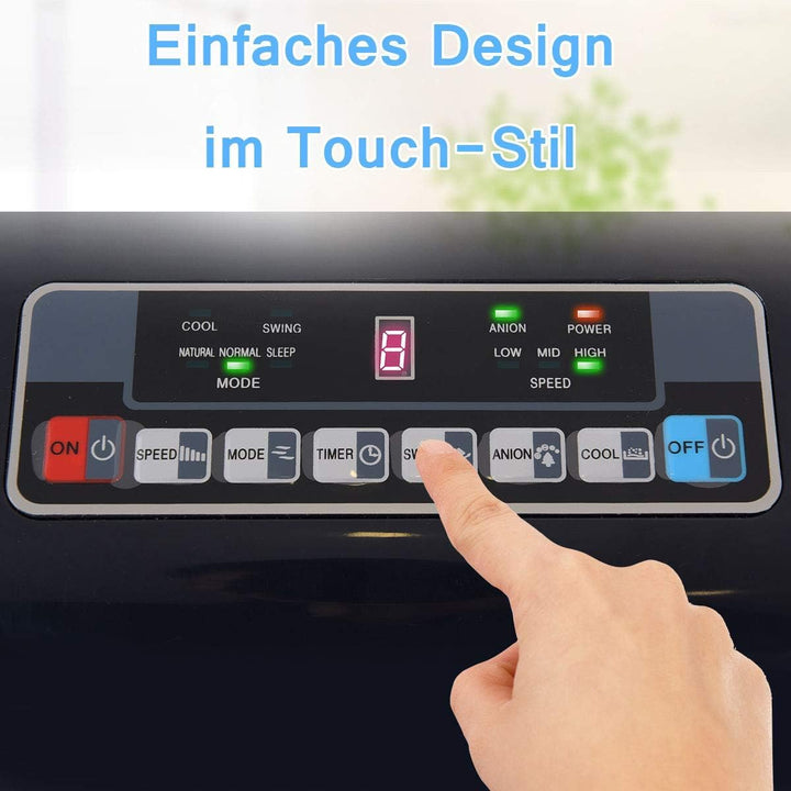COSTWAY mobile Klimaanlage ohne Abluftschlauch Luftkühler Ventilator | 3 in 1 Klimagerät Luftreinige