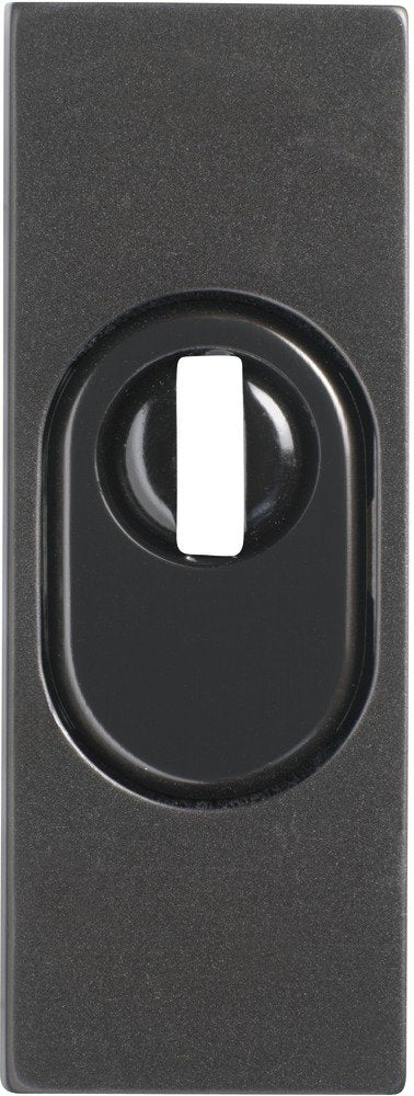 ABUS Tür-Schutzrosette RSZS316 B7 mit Zylinderschutz für Metalltüren, dunkelbraun, 09403, Dunkelbrau
