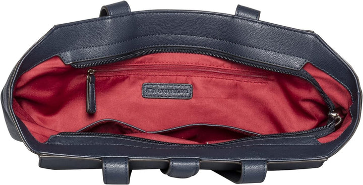 TOM TAILOR Damen Amely Shopper Mixed Maritim, Mixed Maritim
