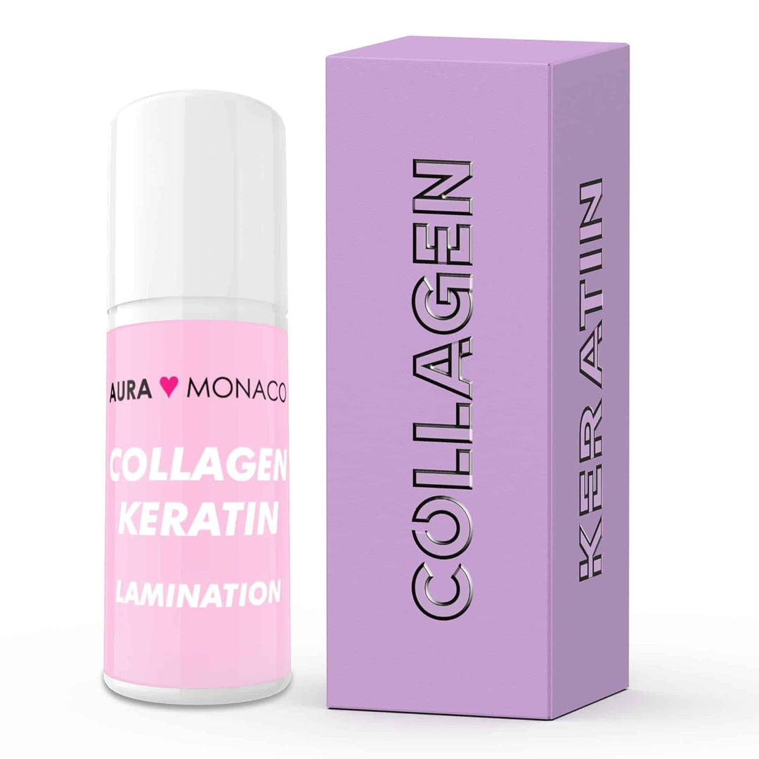 AURA Monaco Lash & Brow Keratin Laminierung 5ml in Pumpspender für Wimpernlifting & Browlifting Lash