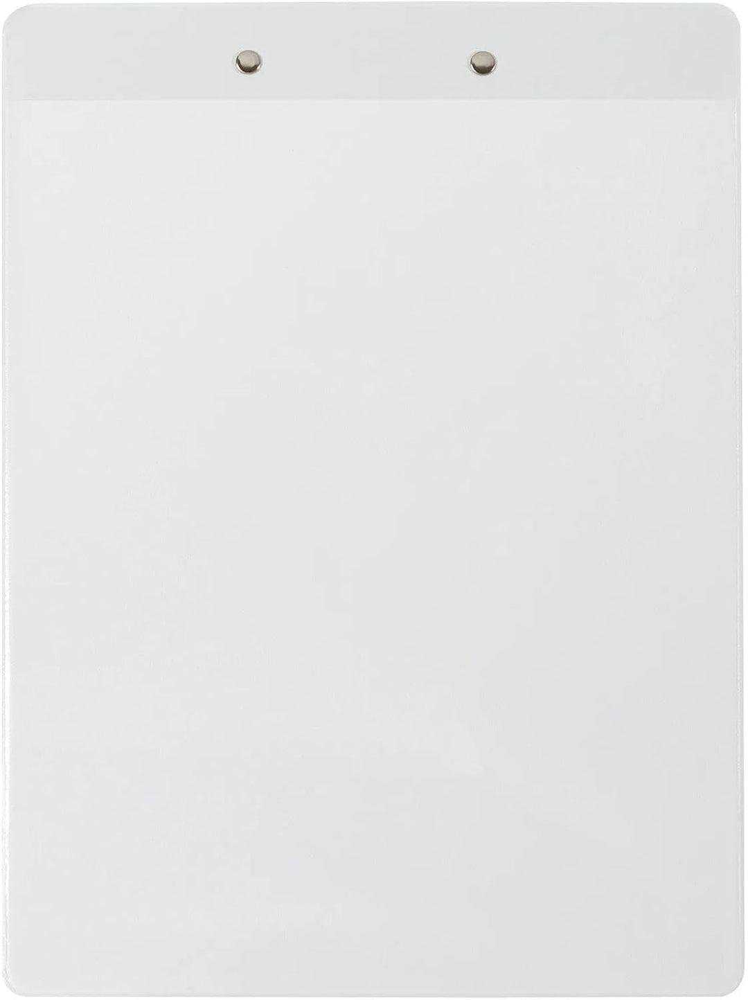 Exacompta - 19296E Klemmbrett mit Kunststoffhülle auf der Rückseite, 23 cm x 32 cm, für DIN A4, weis
