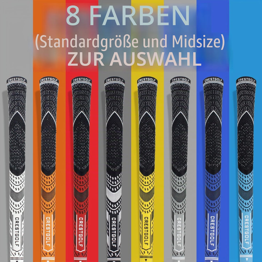 CRESTGOLF Golfgriffe Aktualisierte Multi-Compound-Golfgriffe für Golfschläger, Golf Grips Set mit 13