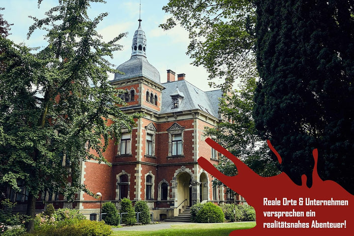 JAWAonline Crime Makers Detektiv Spiel - Rätselbuch Mord in der Villa Dornbirn - Escape Room Spiel -
