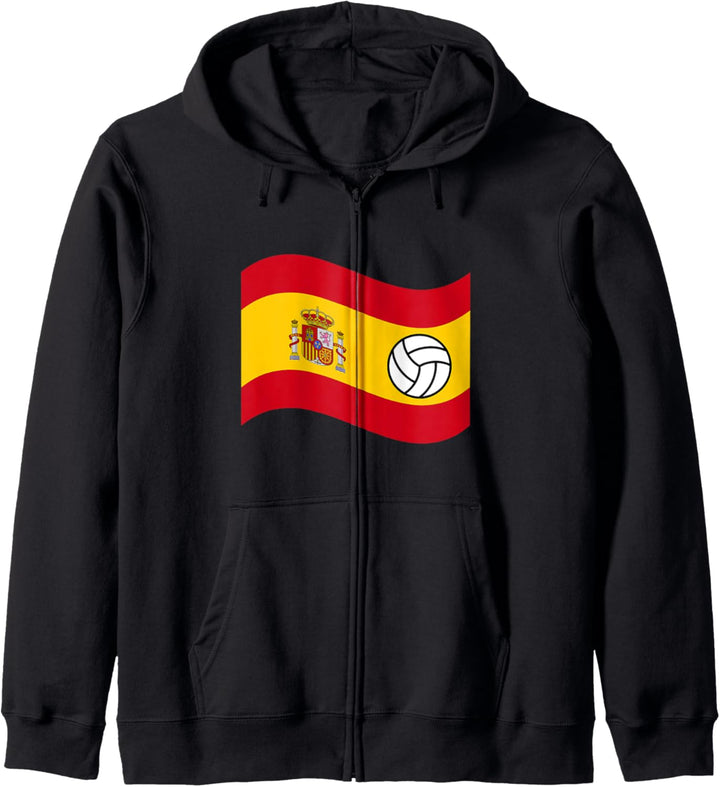 Spanien Volleyball Grafik / Country Flag Pride Sport Team Kapuzenjacke