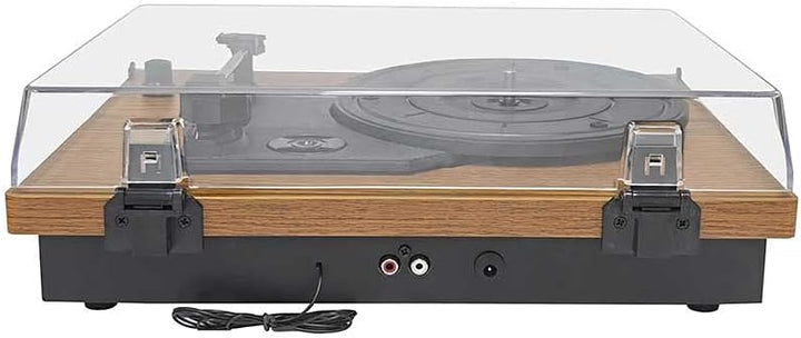 PRIXTON - Studio Vintage-Vinyl-Plattenspieler - Vinyl-Player & Konverter über Bluetooth, USB, SD, Ra