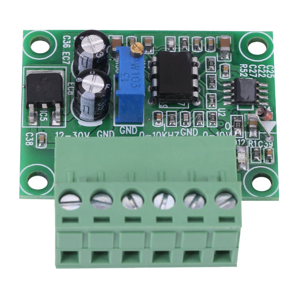0-10KHz bis 0-10V Frequenz zu Spannungswandler Modul F/V Digital zu Analogplatine zum Schalten von S