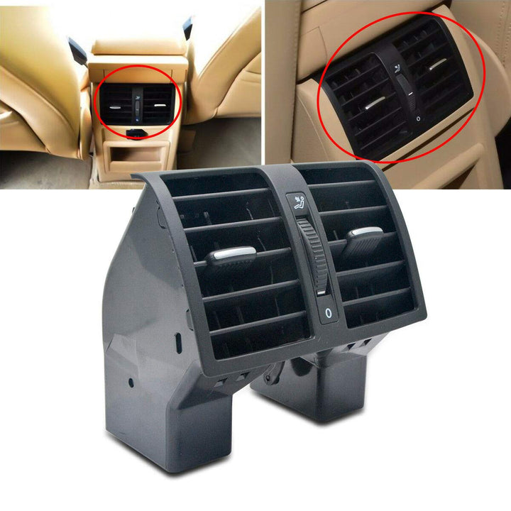 Maso Lüftungsgitter für Armaturenbrett, Klimaanlage, für VW Touran Caddy 2004–2015, Schwarz