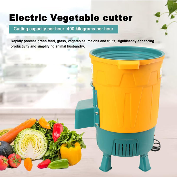 Elektrische Futterhäcksler Gemüseschneider, 550W 220V Grünfutterschneider | Grasschneider Häcksler F