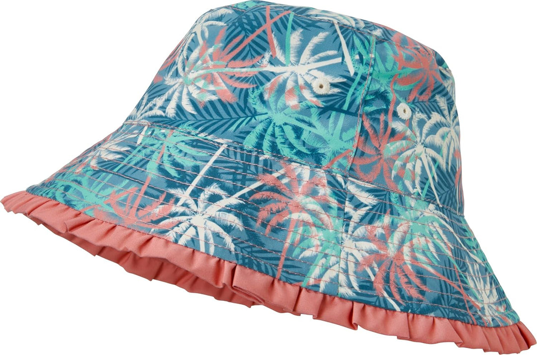 Playshoes Mädchen Uv-schutz Sonnenhut Bademütze Kopfbedeckung 55 Palmen, 55 Palmen