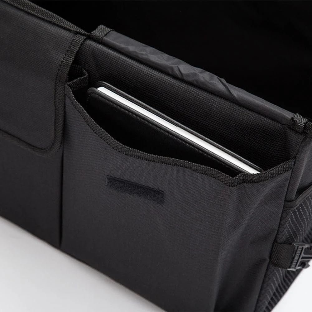 Kofferraum-Organizer mit Deckel stabil & rutschfest - Faltbare Auto Kofferraumtasche gross - Kofferr