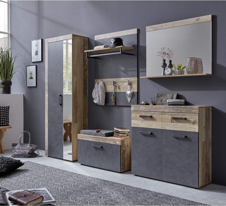 trendteam smart living - Wandspiegel Spiegel - Garderobe - Tailor - Aufbaumass (BxHxT) 90 x 69 x 16