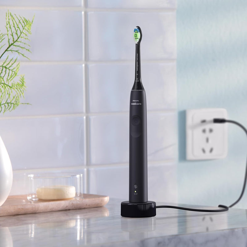 Philips Sonicare 4100 – elektrische Philips Sonicare Zahnbürste für Erwachsene mit 1 x Philips W2 Op