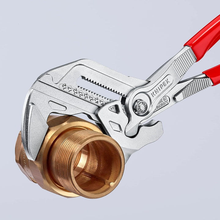KNIPEX Zangenschlüssel, Multi-Schraubenschlüssel, Chrom-Vanadium, Rostschutz verchromt, 300 mm (SB-K