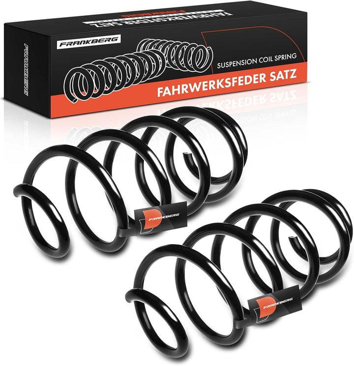 Frankberg 2x Federn Fahrwerksfeder Vorderachse Links Rechts Kompatibel mit Yeti 5L 1.4L 1.6L 2010-20