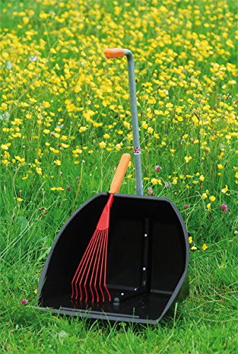 2X Bollensammler schwarz+Harke