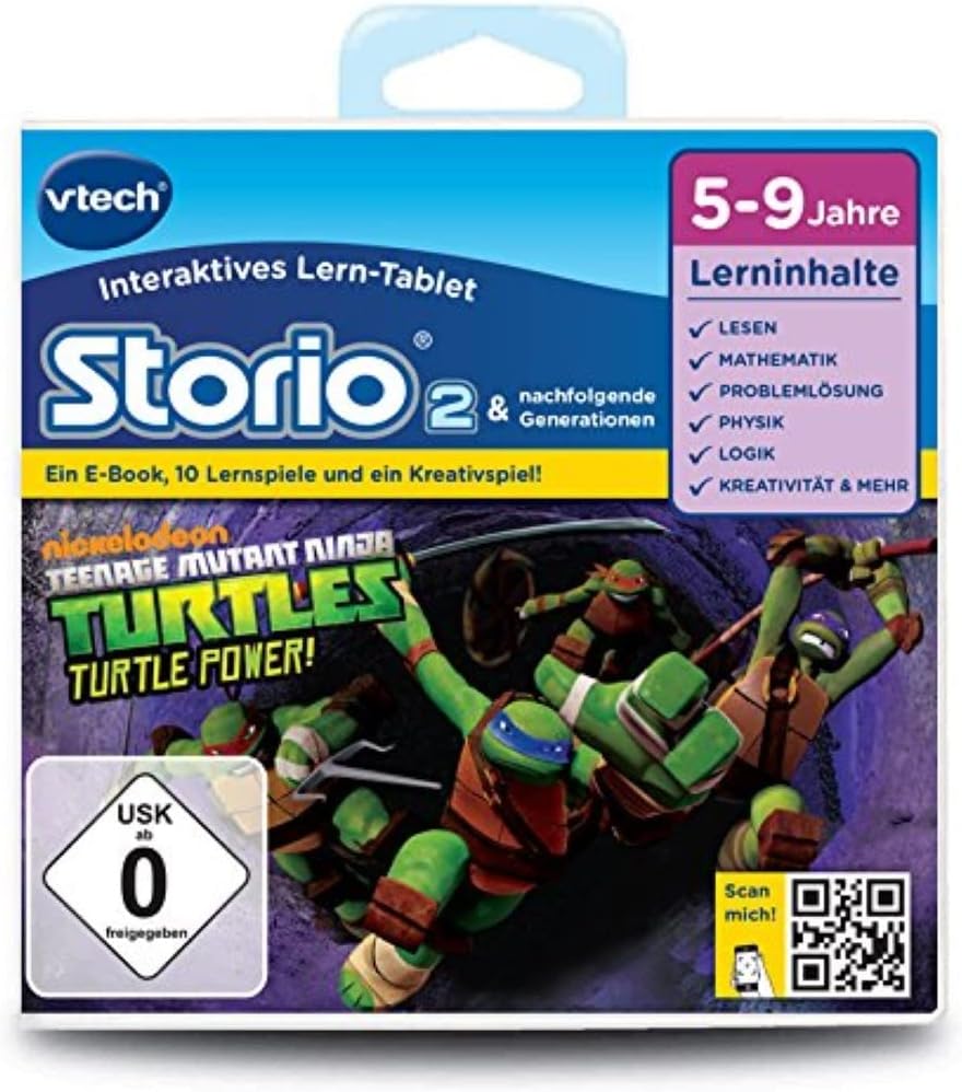VTech 80-231304 - Lernspiel Teenage Mutant Ninja Turtles (Storio 2, Storio 3S)