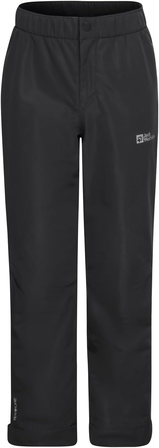Jack Wolfskin Unisex Kinder Wanderhose Snowy Days Pants K, Schwarz