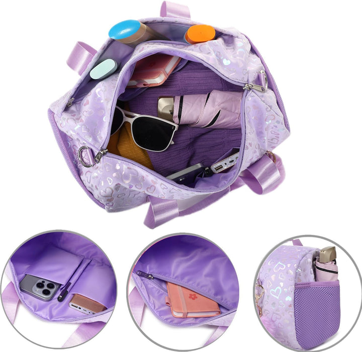 Kinder Sporttasche Mädchen Schwimmtasche Turntasche Gym Tasche Tanztasche Balletttasche Mädchen mit
