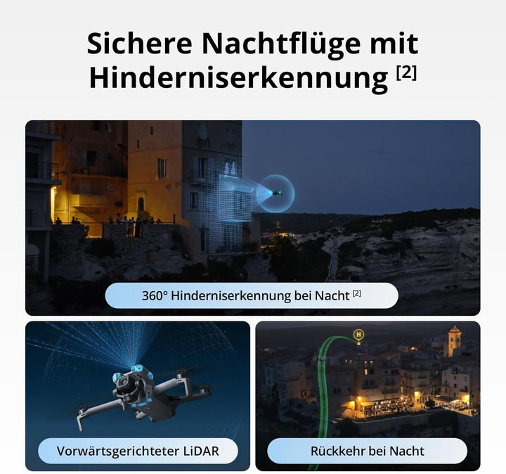 DJI Mini 5 Pro Fly More Combo mit DJI RC 2 und 1 Jahr Care Bundle, 4K Drohne mit Kamera für Anfänger