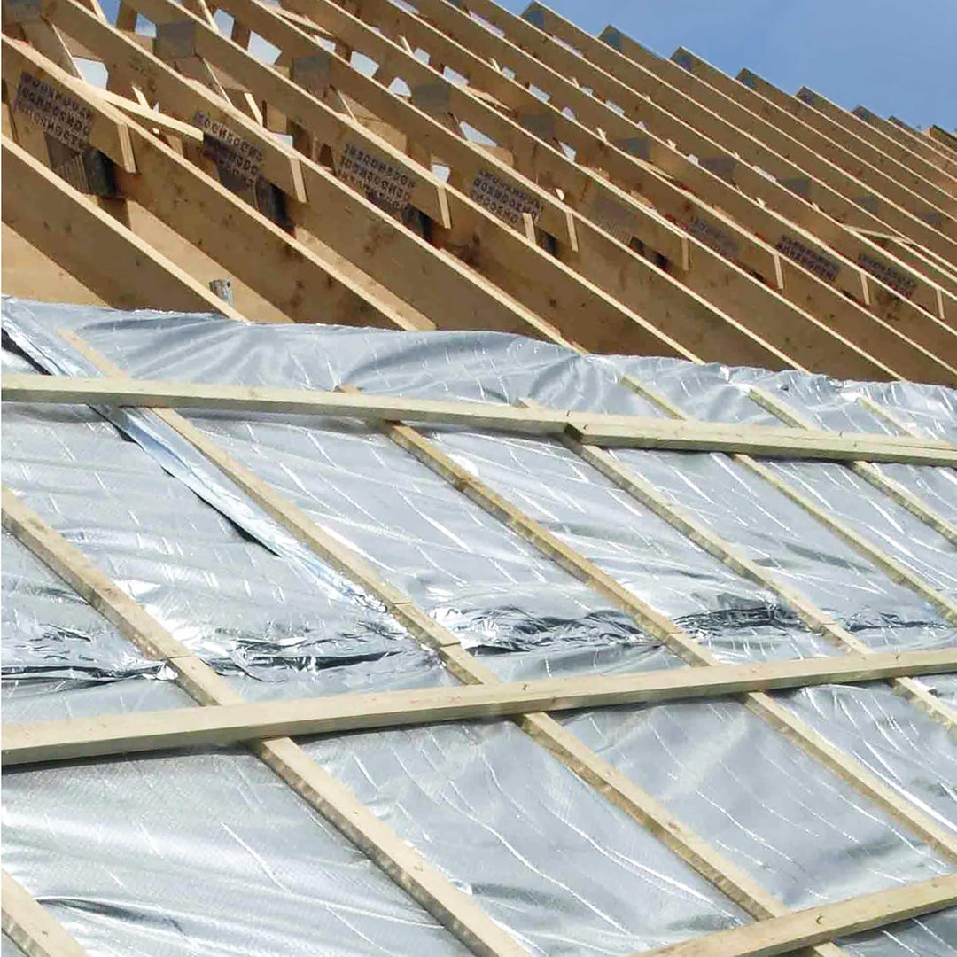 Metallisiertes Isoliermaterial 3 Schichten mit Luftblasen WERKA PRO 10m² (1,25 x 8m) 10 m2 Aluminium