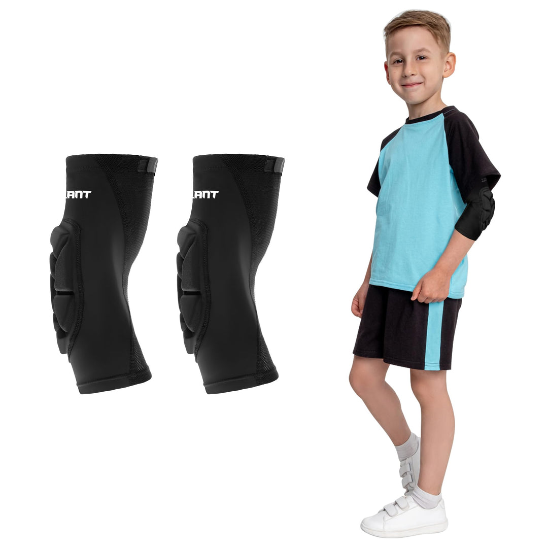 EULANT Dick Gepolstert Ellenbogenschoner für Kinder,Torwart Ellenbogenschützer,Weich Sport Armschone