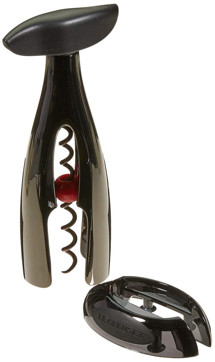 Le Creuset Wine Accessories, GS300 TMGS, Metallic schwarz, LC Orange Pack, 19 cm, 49809000060002 Gs3