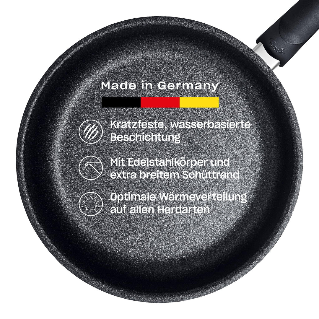 Fissler Adamant Premium / beschichtete Edelstahl-Pfanne (Ø 24 cm) Bratpfanne-antihaftend, kratzfest