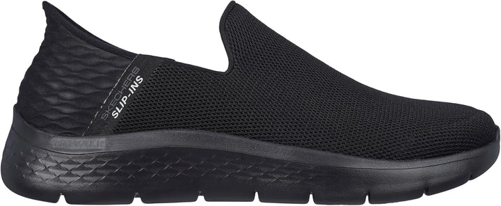 Skechers Herren Go Walk Flex No Hands Hausschuh 44.5 EU Black Textile, 44.5 EU Black Textile