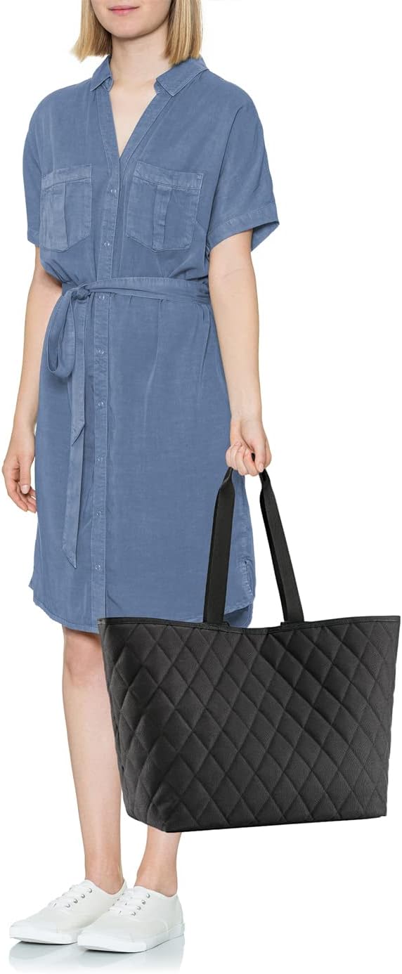 Reisenthel classic shopper XL – Geräumige Shopping Bag und edle Handtasche in einem – Aus wasserabwe