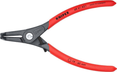 Knipex Präzisions-Sicherungsringzange für Aussenringe auf Wellen grau atramentiert, mit rutschhemmen