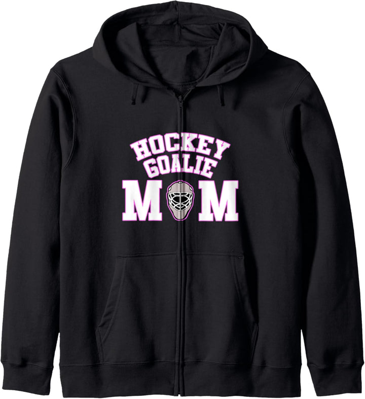 Goalie Hockey Mom with Goalie Mask Kapuzenjacke
