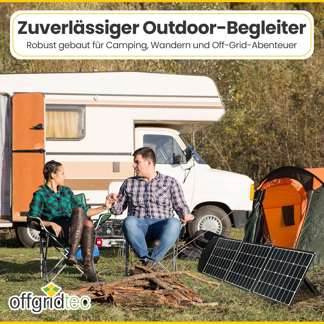 Offgridtec© FSP-2 135W Faltbares Solarmodul mit hoch effektiven Solarzellen ohne Laderegler mit prak