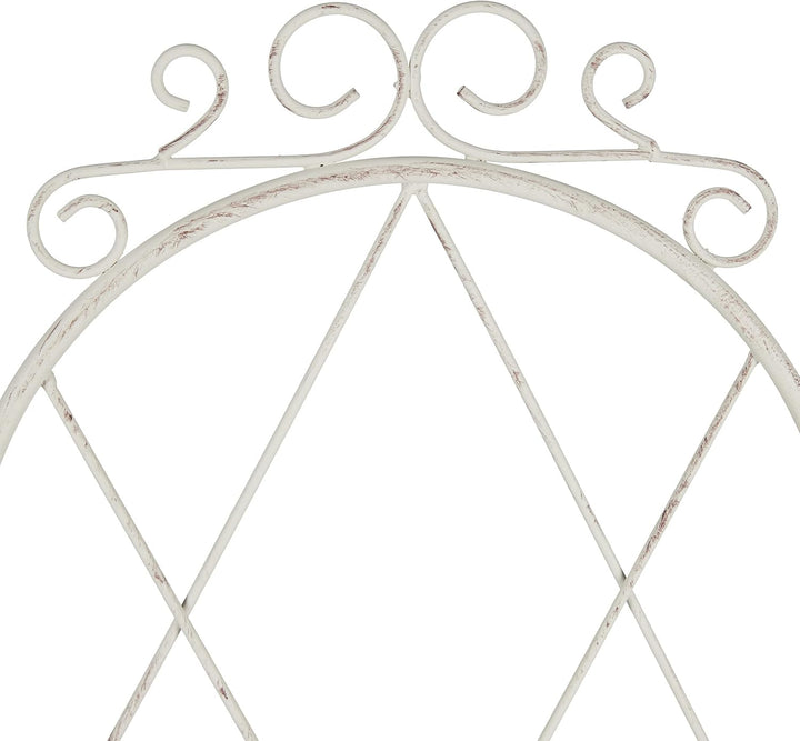 Relaxdays Rankgitter, Metall, 3 Rankhilfen je HxB: 92 x 27,5 cm, mit Steckverbindungen und Erdspiess