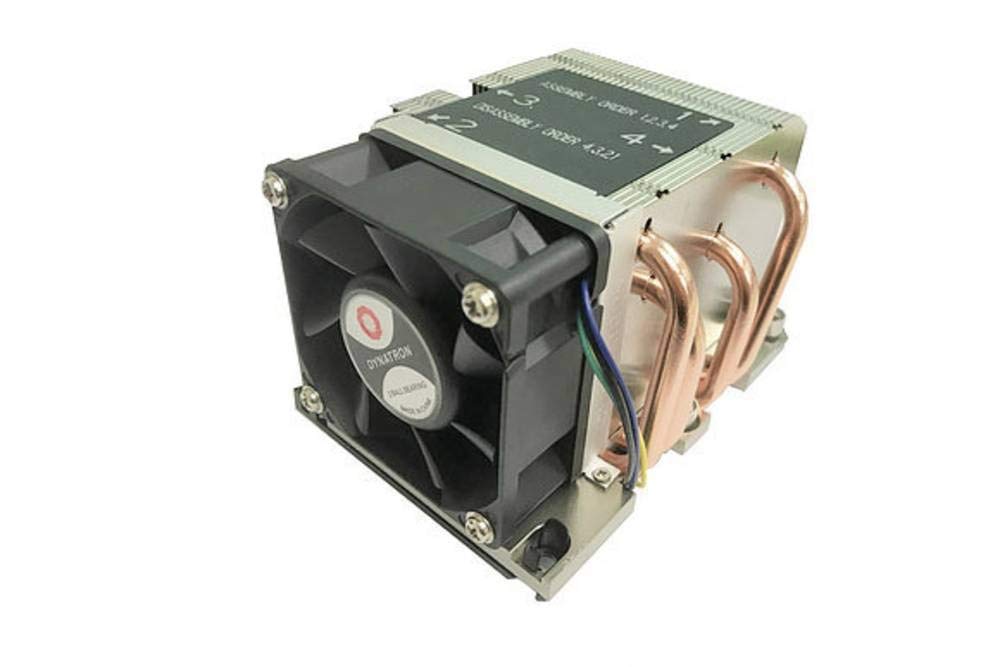 DYNATRON A 2637 Intel CPU Kuehler 2U B5 LGA3647schmal56x95mmAluminiumKuehlkoerperHeatpipesaktivmitPW