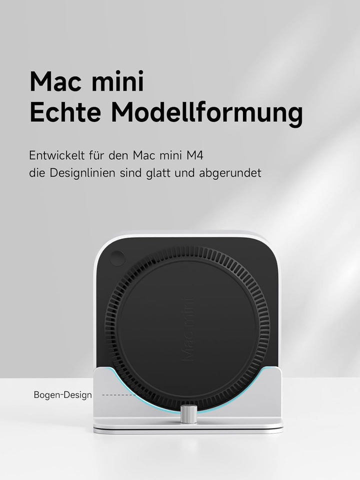 Hagibis Mac mini m4 Pro Stand | Aluminiumlegierung-Halterung Für Mac mini M4/M4 Pro 2024 – Kühlender